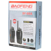 inQ Boutique - Baofeng BF-88A 5W FRS Frequency Handheld Walkie Talkie Black (2pcs/Pair)
