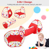 Eggracks by Global Phoenix - 3 In 1 Child Crawl Tunnel Tent Kids Play Tent Ball Pit Set Foldable Children Play House Pop-up Kids Tent