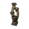 Rcosy - 40inches Tall Modern Outdoor Fountain - Outdoor Garden Fountain with Contemporary Design for Garden, Patio Decor