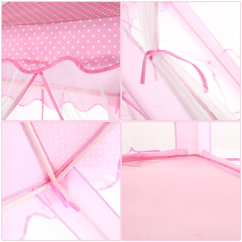 Eggracks by Global Phoenix - Kids Play Tents Princess for Girls Princess Castle Children Playhouse Indoor Outdoor Use