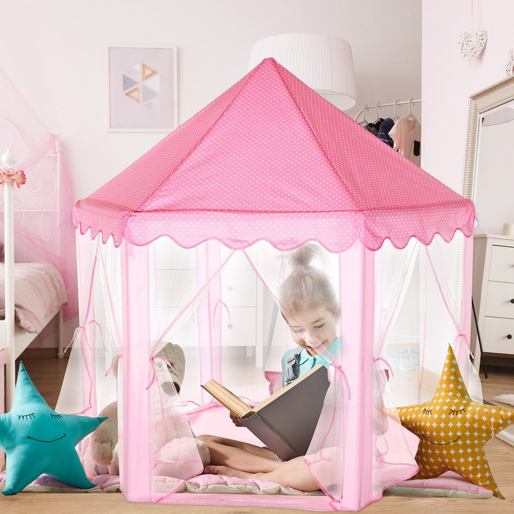 Eggracks by Global Phoenix - Kids Play Tents Princess for Girls Princess Castle Children Playhouse Indoor Outdoor Use