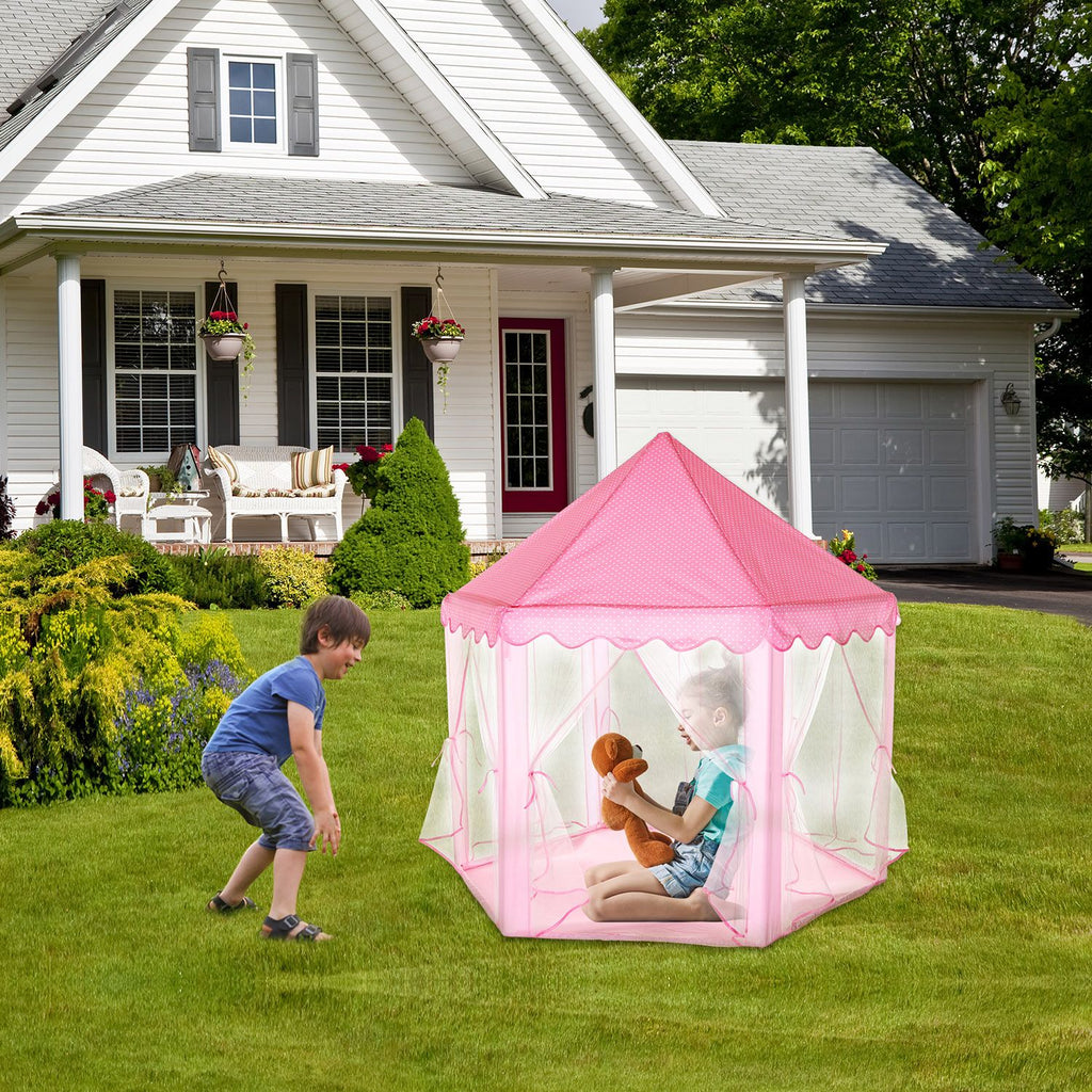 Eggracks by Global Phoenix - Kids Play Tents Princess for Girls Princess Castle Children Playhouse Indoor Outdoor Use