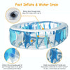 Eggracks by Global Phoenix - 90Ã—60Ã—20In Inflatable Swimming Pool Blow Up Family Pool For Kids Foldable Swim Ball Pool Center