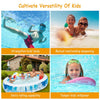 Eggracks by Global Phoenix - 90Ã—60Ã—20In Inflatable Swimming Pool Blow Up Family Pool For Kids Foldable Swim Ball Pool Center