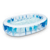 Eggracks by Global Phoenix - 90Ã—60Ã—20In Inflatable Swimming Pool Blow Up Family Pool For Kids Foldable Swim Ball Pool Center