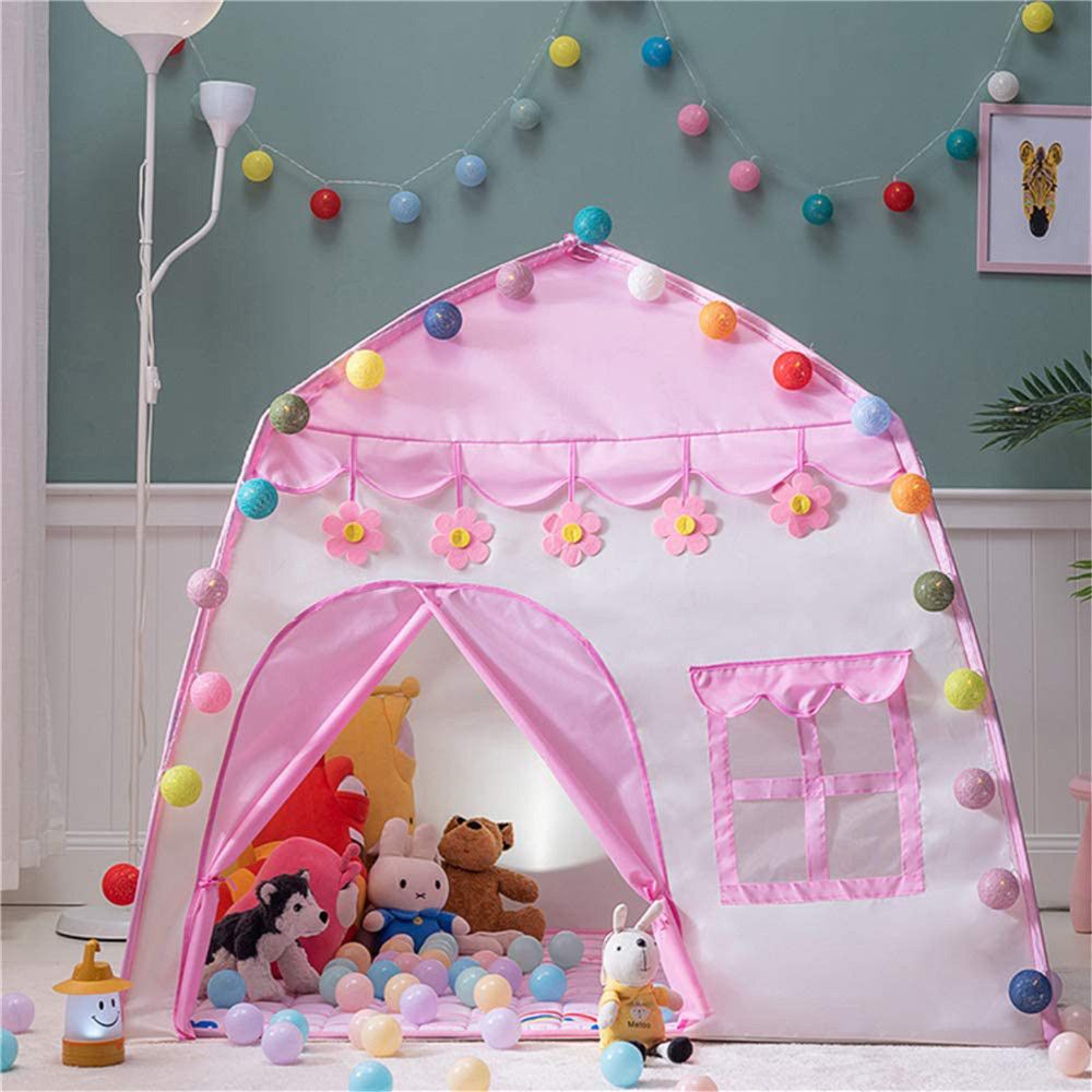 Rcosy - Kids Play Tent Princess Playhouse Pink Castle Play Tent