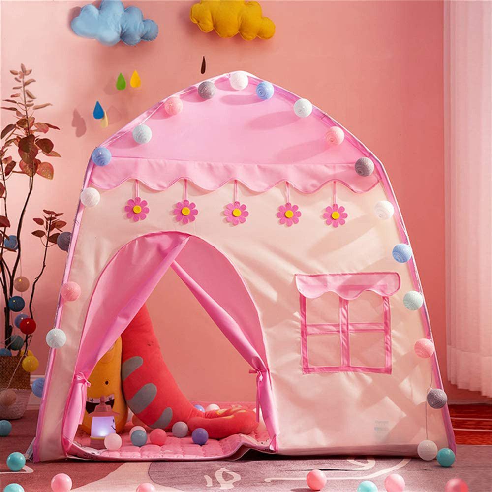 Rcosy - Kids Play Tent Princess Playhouse Pink Castle Play Tent