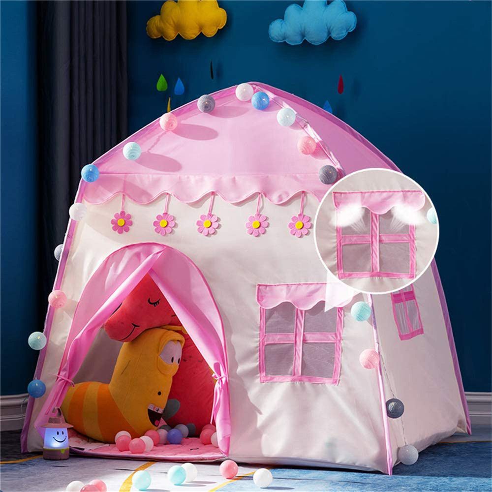 Rcosy - Kids Play Tent Princess Playhouse Pink Castle Play Tent