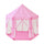 Rcosy - Outdoor Indoor Portable Folding Princess Castle Tent Kids Children Funny Play Fairy House Kids Play Tent(Warm LED Star Lights)