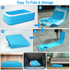 Eggracks by Global Phoenix - Inflatable Swimming Pools Family Swim Play Center Pool Blow up Kiddie Pool