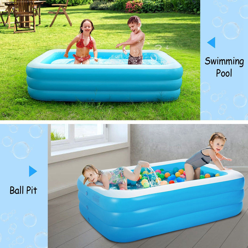 Eggracks by Global Phoenix - Inflatable Swimming Pools Family Swim Play Center Pool Blow up Kiddie Pool
