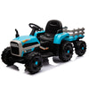 Yeah Depot - Ride on Tractor2.0 with Trailer,24V Battery Powered Electric Tractor Toy, 200w*2motor 1.86-4.97MPH/Remote Control,electric car for kids,Three speed adjustable,USB,MP3 ,Bluetooth,LED light, safety belt