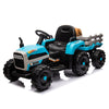 Yeah Depot - Ride on Tractor2.0 with Trailer,24V Battery Powered Electric Tractor Toy, 200w*2motor 1.86-4.97MPH/Remote Control,electric car for kids,Three speed adjustable,USB,MP3 ,Bluetooth,LED light, safety belt