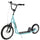 Yeah Depot - Aosom Youth Scooter, Teens Kick Scooter, Adjustable Handlebar Ride On Toy for 5+ with 16'' Front and 12'' Rear Dual Brakes Inflatable Wheels, Blue