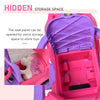 Yeah Depot - Aosom 3 In 1 Push Cars for Toddlers Kid Ride on Push Car Stroller Sliding Walking Car with Horn Music Light Function Secure Bar Ride on Toy for Boy Girl 1-3 Years Old Pink