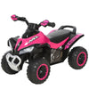 Yeah Depot - Aosom NO Power Kids Ride On Push Car, Ride Racer, Foot-to-floor Sliding Car, Walking ATV Toy with Music, Lights, for 1.5-3 Years Old, Pink
