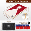 Yeah Depot - Solid Wood Premium Cornhole Set - 3 Feet x 2 Feet Game Boards, Includes Set of 8 Corn Hole Toss Bags