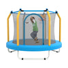 Yeah Depot - 55-inch Trampoline for Kids Indoor & Outdoor Small Toddler Trampoline with Basketball Hoop