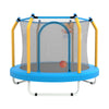 Yeah Depot - 55-inch Trampoline for Kids Indoor & Outdoor Small Toddler Trampoline with Basketball Hoop