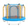 Yeah Depot - 55-inch Trampoline for Kids Indoor & Outdoor Small Toddler Trampoline with Basketball Hoop