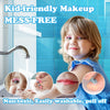 Kai Sheng Rui Store - Kids Makeup Kit for Girls, Washable Real Makeup Set for Little Girls, Princess Frozen Toys for Girls Toys for 4 5 6 7 8 Year Old, Kids Play Makeup Starter Kit Cosmetic Beauty Set Frozen Makeup Set
