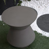 Yeah Depot - Decorative Garden Stool, 17.75'' H Modern Heavy Duty Patio Sturdy Faux Terrazzo Accent Table Side Table Plant Table for Indoor Outdoor, Faux White