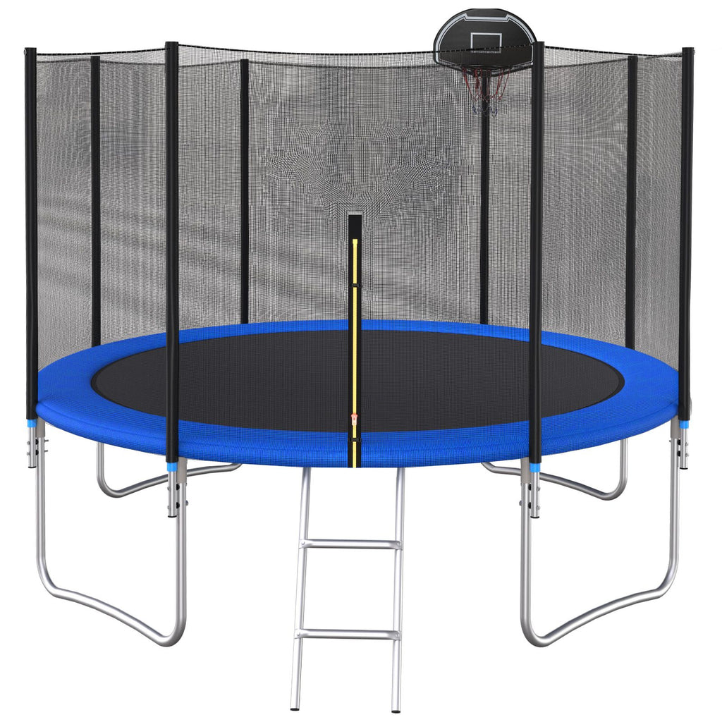 Yeah Depot - 120CM TRAMPOLINE OUTSIDE SAFETY NET WITH BASKETBALL HOOP