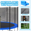 Yeah Depot - 120CM TRAMPOLINE OUTSIDE SAFETY NET WITH BASKETBALL HOOP