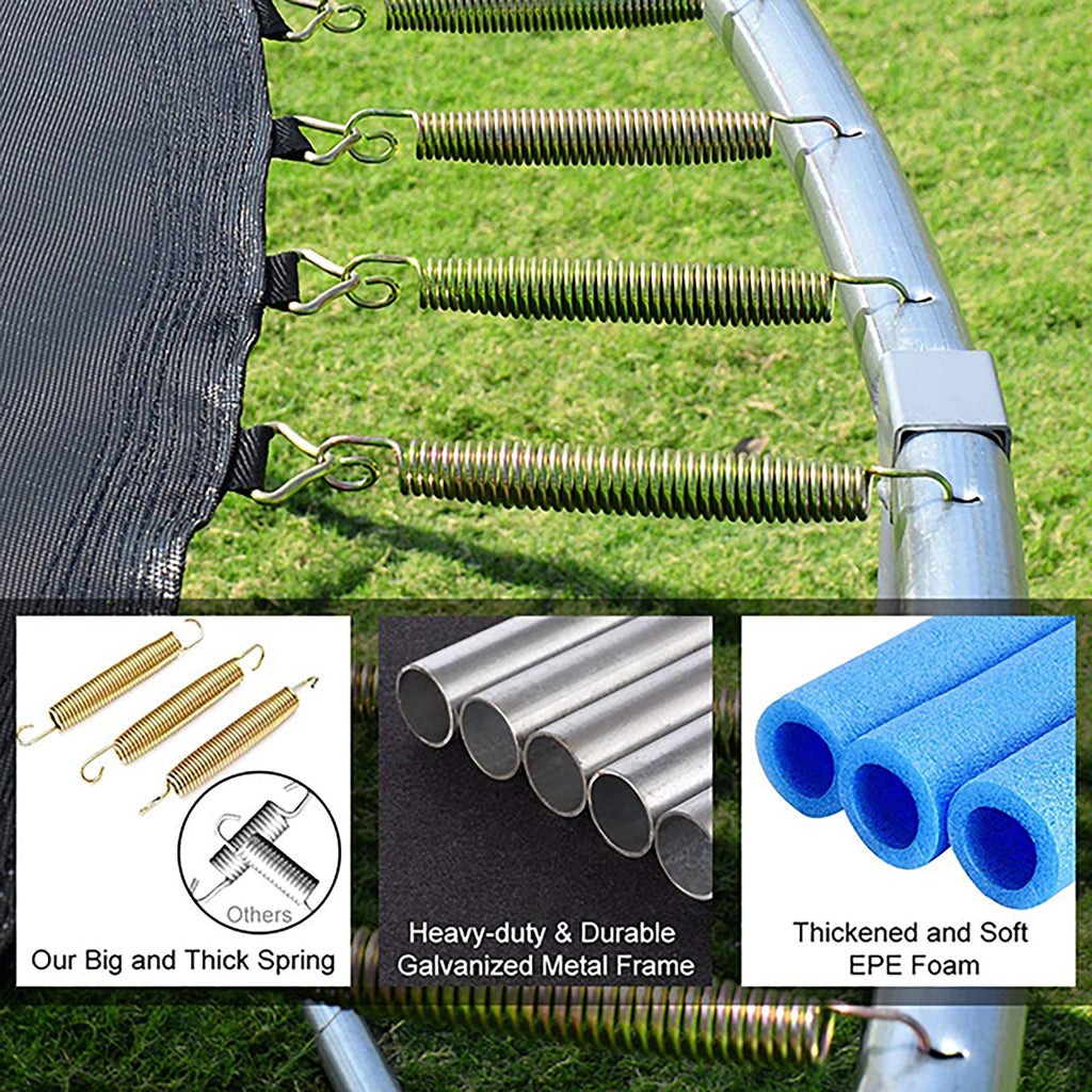 Yeah Depot - 120CM TRAMPOLINE OUTSIDE SAFETY NET WITH BASKETBALL HOOP