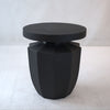 Yeah Depot - Decorative Garden End Table, 20.3'' H Modern Heavy Duty Patio Sturdy Faux Terrazzo Accent Table Side Table Plant Table for Indoor Outdoor