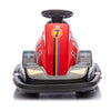 Yeah Depot - 12V Kids Ride On Motor Bumper Car,integrating system,Rotate 360 degrees in place,Collision triggers sound effects and lights,Four-wheel waterfall light,Cute appearance design for kids aged 3-5.
