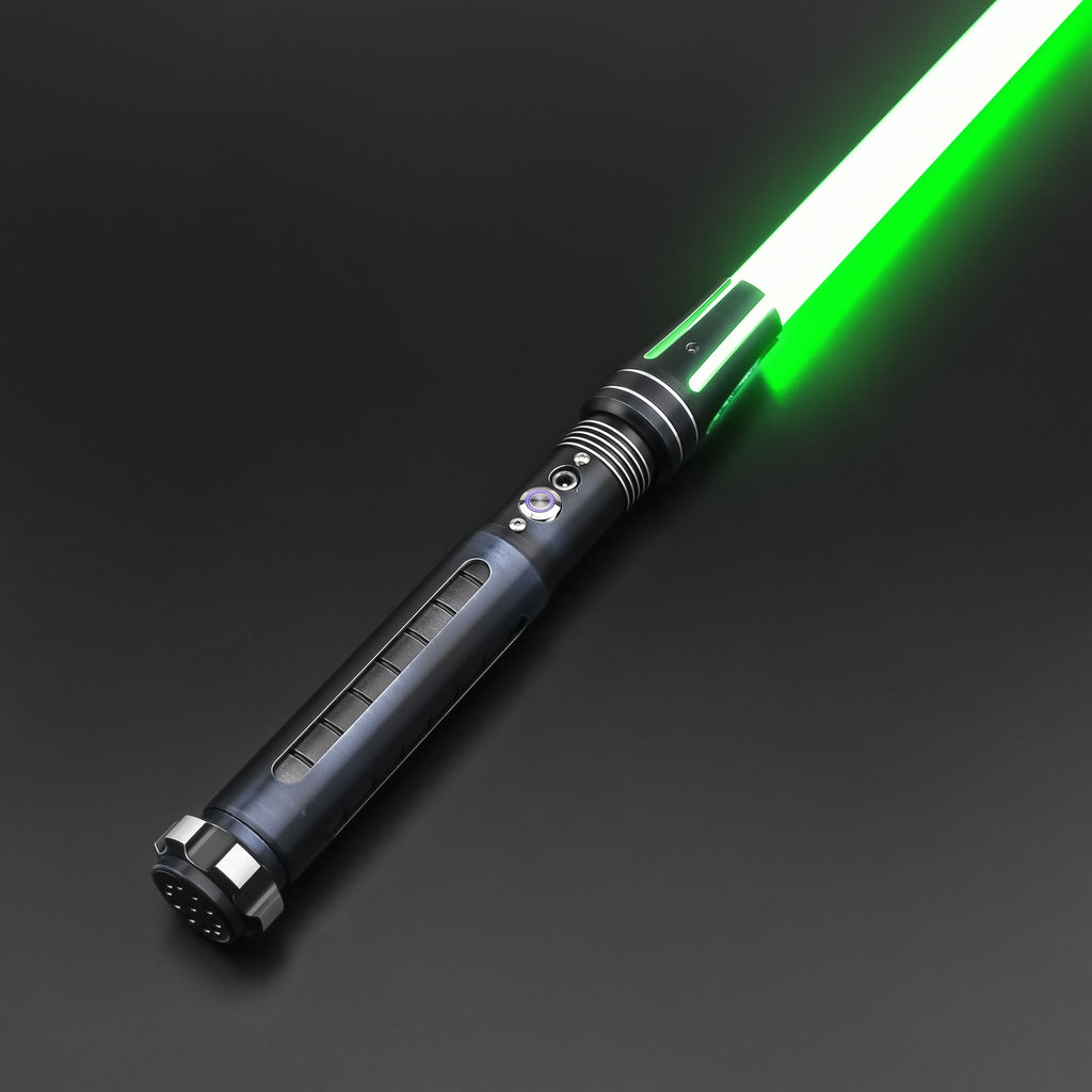 TXQSABER Baselit Smooth Swing Lighsaber Fighting Saber with 1 Inch Heavy Blade, Blaster Lock up Waving Laser Sword Boy Kids Toys