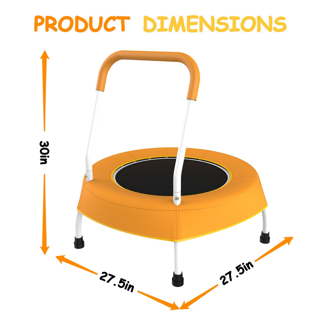 Yeah Depot - Toddler Trampoline for Kids 1 Year Plus with Handle, Baby Gifts for Boys and Girls, Indoor and Outdoor