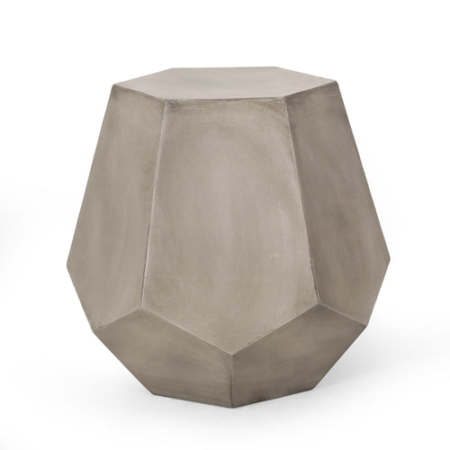 Yeah Depot - Outdoor CALGARY SIDE TABLE,Light Grey