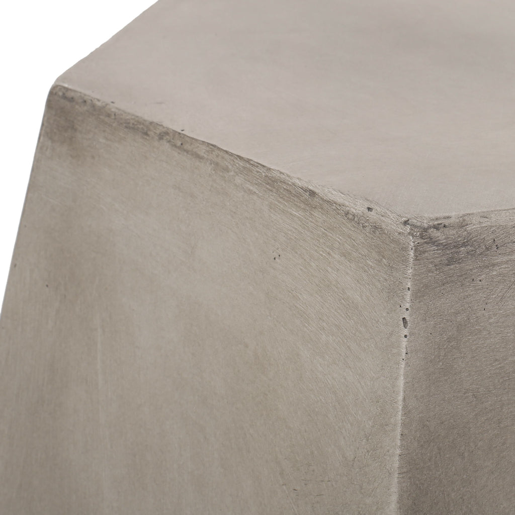 Yeah Depot - Outdoor CALGARY SIDE TABLE,Light Grey