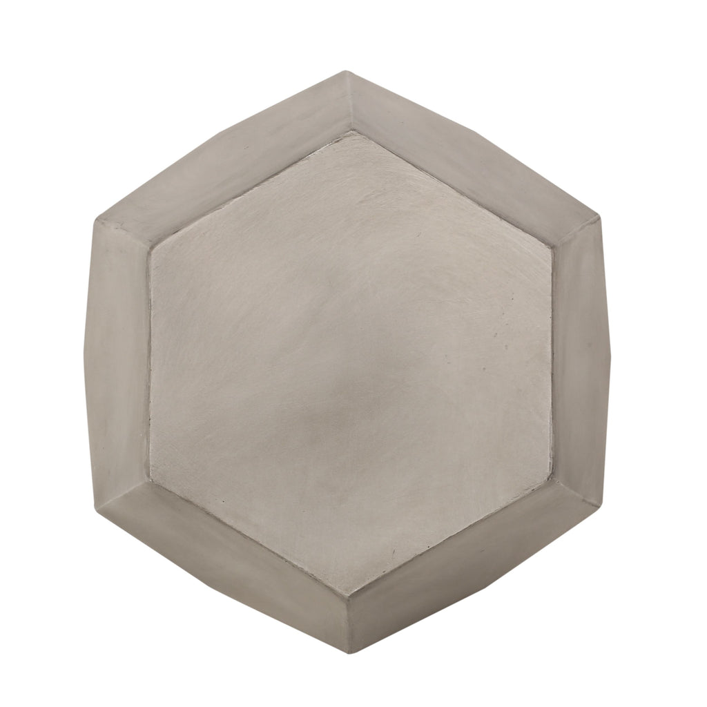 Yeah Depot - Outdoor CALGARY SIDE TABLE,Light Grey