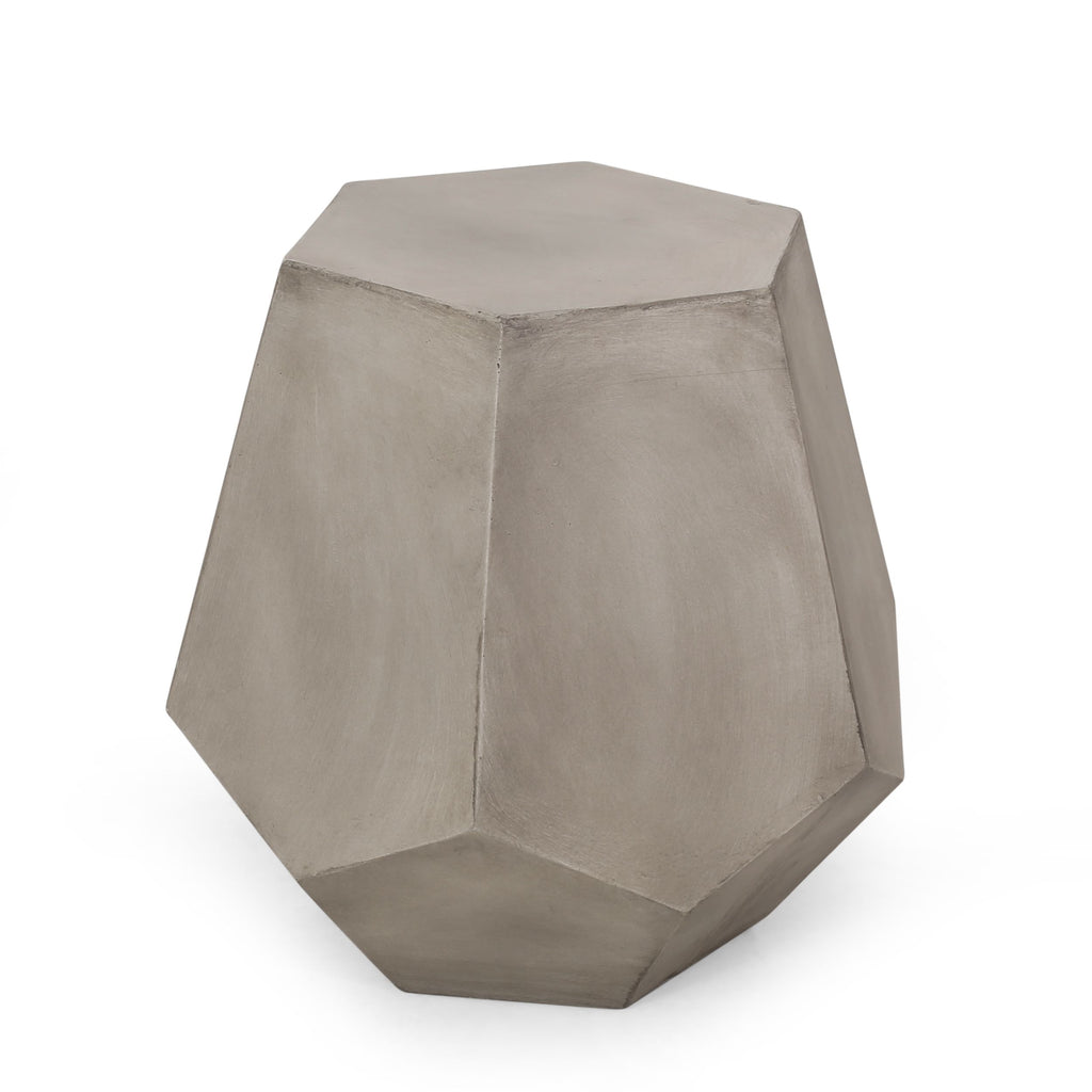 Yeah Depot - Outdoor CALGARY SIDE TABLE,Light Grey