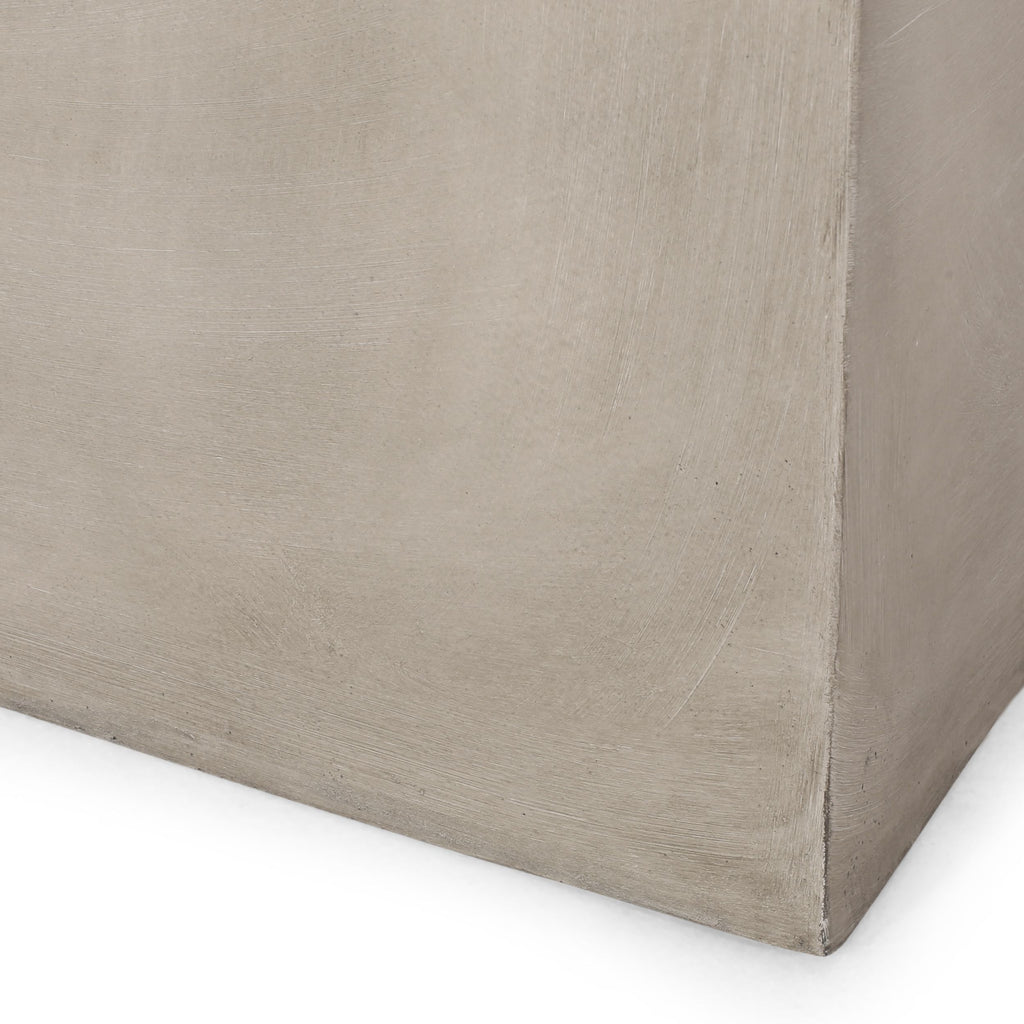 Yeah Depot - Outdoor MGO Side Table ,Light Grey