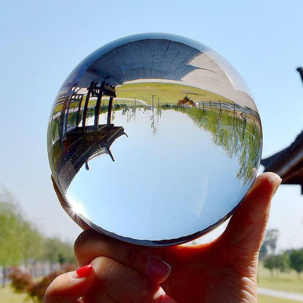 DSJUGGLING Clear Acrylic Contact Juggling Ball 120mm - 4.72'' in Transparent Color for isolations and Body Rolls
