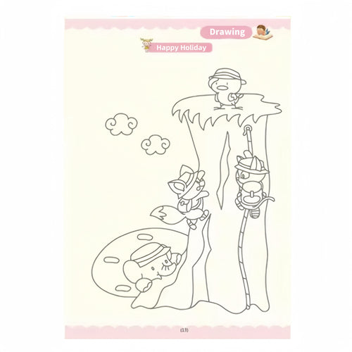 BOMING - Early Education Magic Copybook Reusable Handwriting Practice  Kids Drawing Ink Workbook Children Pen Control Training Writing Drawing Educational Toy