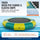 VEVOR Inflatable Water Bouncer, 12ft Recreational Water Trampoline, Portable Bounce Swim Platform with 3-Step Ladder & Electric Air Pump, Kids Adults Floating Rebounder for Pool, Lake, Water Sports