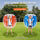 VEVOR Inflatable Bumper Balls 2-Pack, 3FT/0.9M Body Sumo Zorb Balls for Kids & Teens, Durable PVC Human Hamster Bubble Balls for Outdoor Team Gaming Play, Bumper Bopper Toys for Playground, Yard, Par