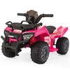 FX070 - 6V Kids Ride-On ATV Car, Powered 4-Wheeler Quad w/ Music Horn USB MP3, 1.9 MPH Max Speed, Electric Vehicle Toy for Children 18-48 Months, Rosy