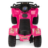 FX070 - 6V Kids Ride-On ATV Car, Powered 4-Wheeler Quad w/ Music Horn USB MP3, 1.9 MPH Max Speed, Electric Vehicle Toy for Children 18-48 Months, Rosy