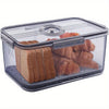 Fang'an TB - 3 small, medium, and large bread preservation boxes, kitchen counter sealed multifunctional preservation boxes, and bread storage containers with lids for recording time