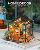 zhima - Rolife DIY Dollhouse Room Kit-Handmade Diorama Home Decoration-Miniature Model to Build-Christmas Birthday Gifts for Boys Girls Women Friends (Cathy's Flower Green House)