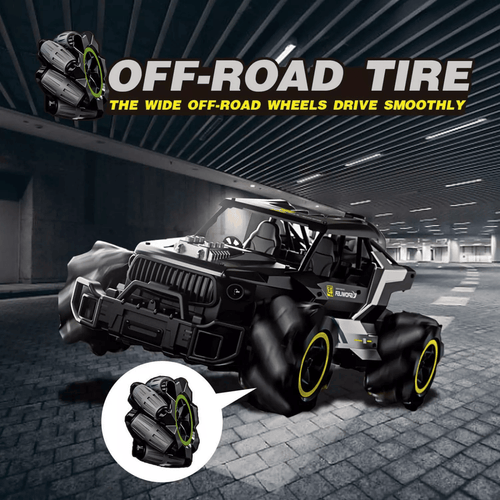 4DRC Y3 RC Cars Remote Control Car, Off Road Monster Truck,Metal Shell 4WD Dual Motors LED Headlight Rock Crawler,2.4Ghz All Terrain Hobby Truck,Boy Adult Gifts With 2 Batteries For 90 Min Play