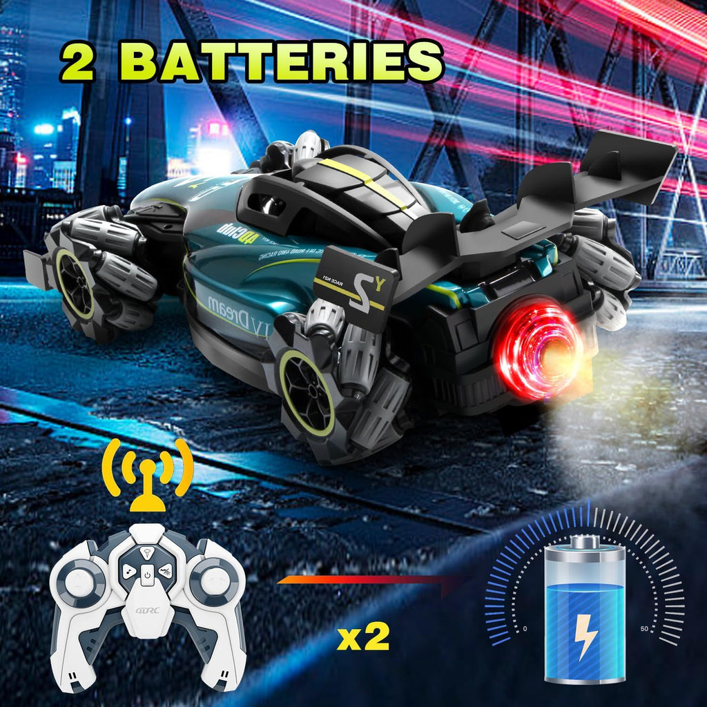 4DRC Y2 Hand Controlled Gesture RC Car 2.4Ghz 4WD 360Â° Racing Car 2 Battery For Boys & Girls,Kids Toy,Children Christmas Gifts.