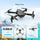 4DRC V4 Drone with 1080P HD Camera for Adults and Kids, Foldable Quadcopter with Wide Angle FPV Live Video, Trajectory Flight, App Control,Optical Flow, Altitude Hold and 2 Modular Batteries