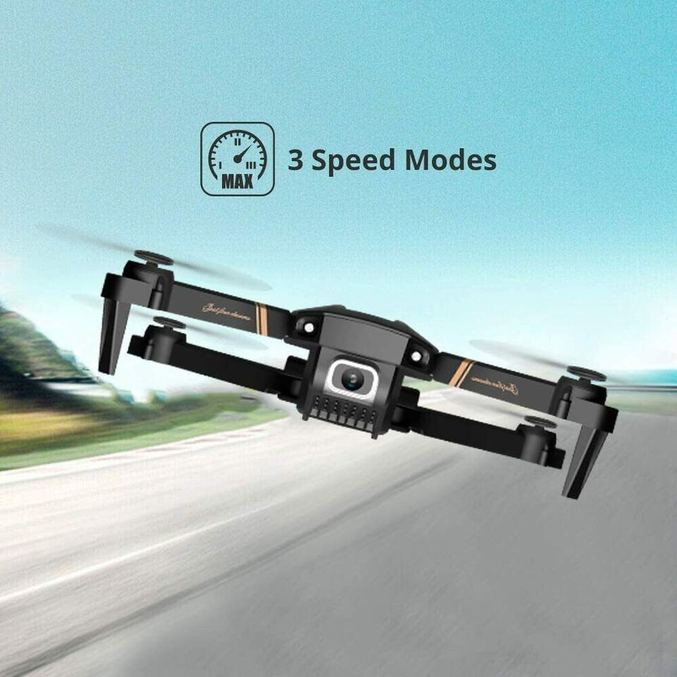 4DRC V4 Drone with 1080P HD Camera for Adults and Kids, Foldable Quadcopter with Wide Angle FPV Live Video, Trajectory Flight, App Control,Optical Flow, Altitude Hold and 2 Modular Batteries